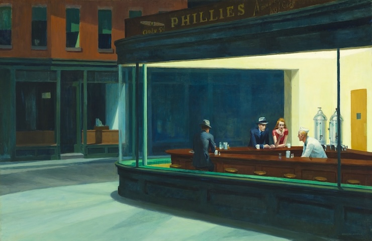 "Nottambuli", opera di Edward Hopper 