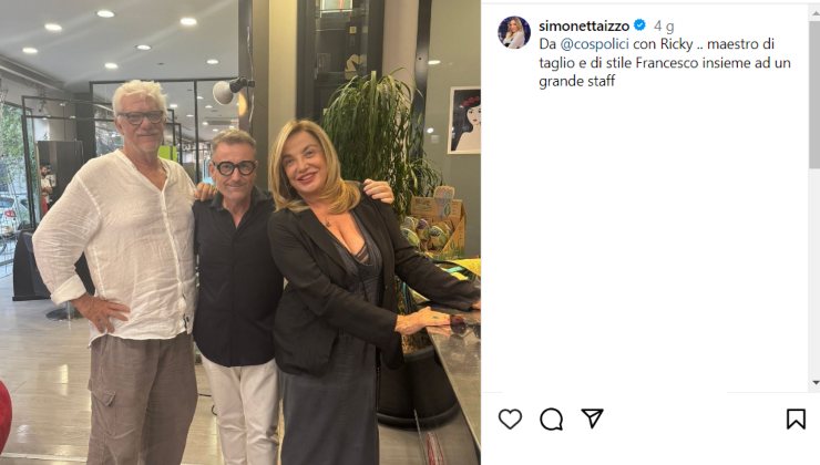 Simona Izzo cambia look