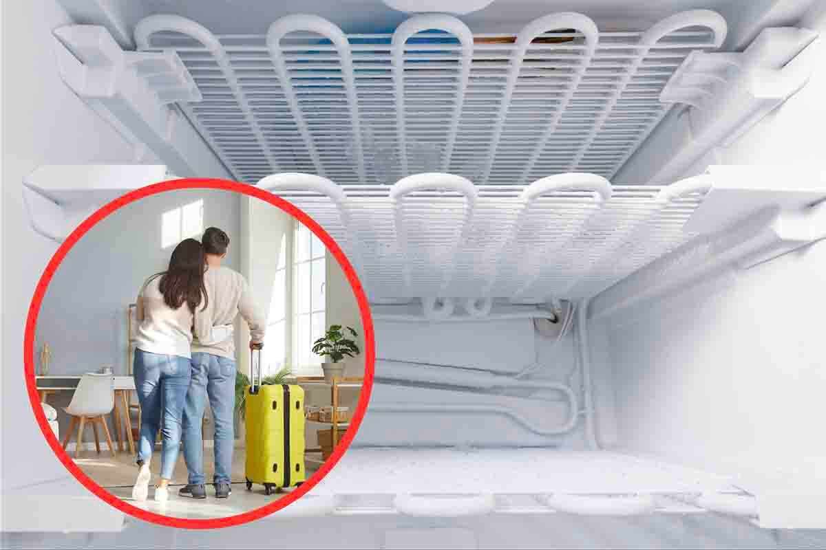 come eliminare ghiaccio dal freezer dopo vacanze 